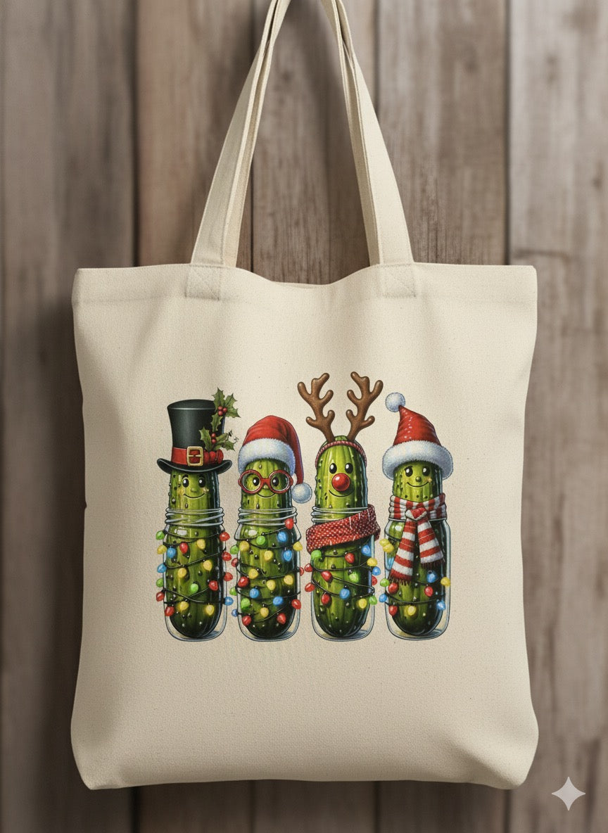 "Christmas Pickle" Tote bag