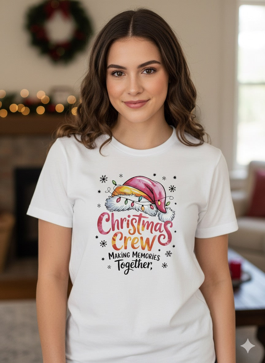 Girly Christmas Crew Tee