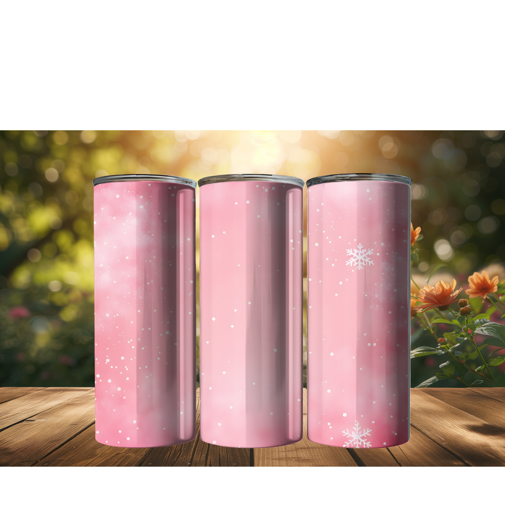 20 oz Skinny Tumbler (Christmas Themed)